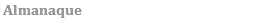 &nbsp;Almanaque
